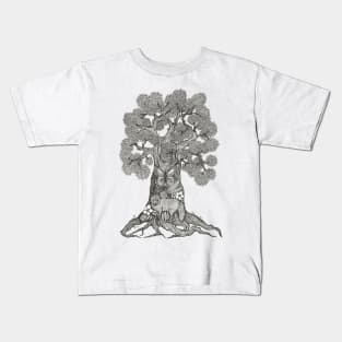 Animal Tree 3 Kids T-Shirt